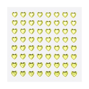 Unique Bargains Heart Shape Self Adhesive Arts Makeup DIY Rhinestone Stickers 256 Pcs - 1 of 4