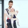 Qinhu Ergonomic Multifunctional Baby Carrier with Hip Seat & Head Hood, Adjustable for 0-4 Years, 55lbs blue - 2 of 4