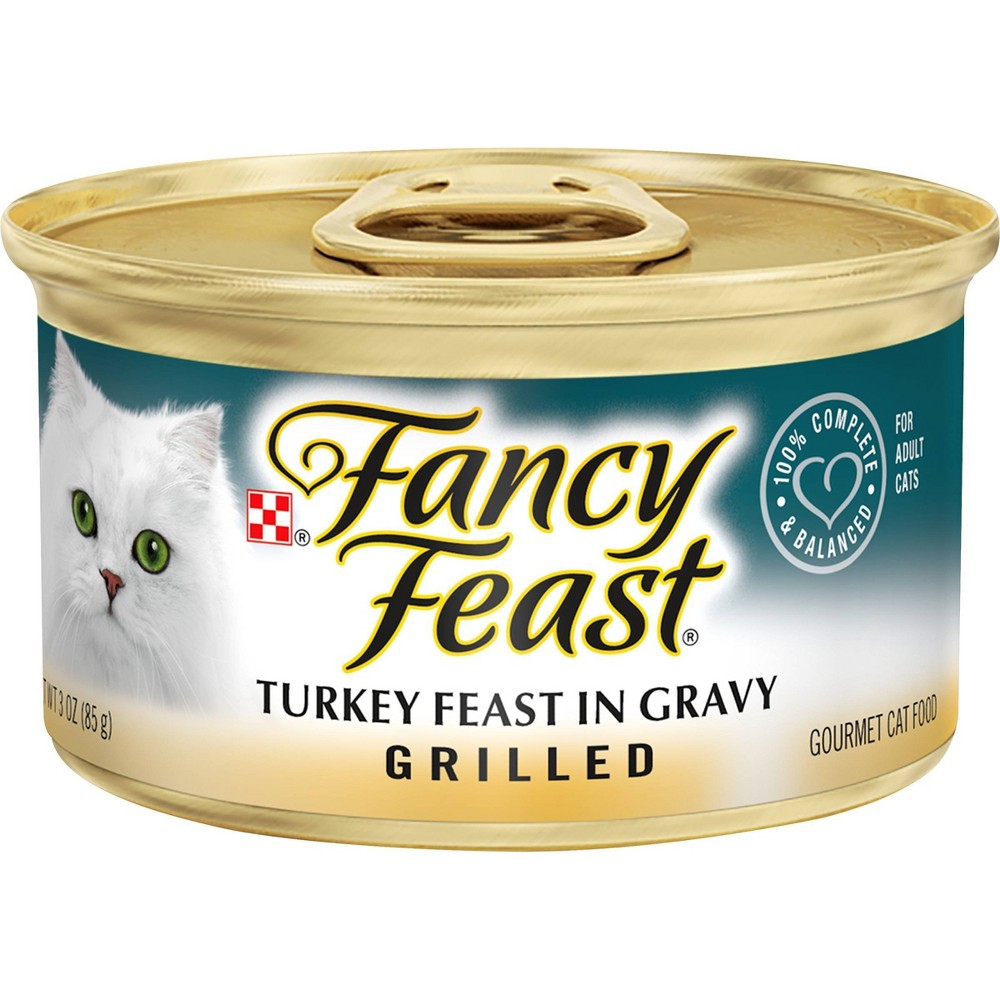 UPC 050000040612 product image for Purina Fancy Feast Grilled Gourmet Wet Cat Food Turkey Feast In Gravy - 3oz | upcitemdb.com