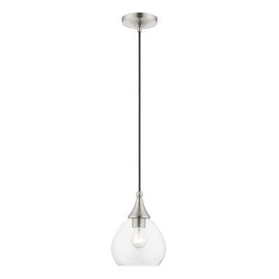 Livex Lighting Catania 1 - Light Pendant in  Brushed Nickel