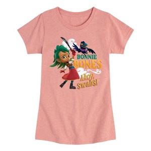 Girls' - Santiago of the Seas - Bonnie Bones Queen of the Pirates Fitted Short Sleeve Graphic T-Shirt - 1 of 4