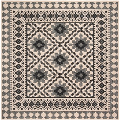 Veranda Ver099 Power Loomed Indoor/outdoor Area Rug - Ivory/slate - 5'3 ...