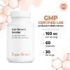 SuperSmart Hair Growth Booster 160mg per Day (Lustriva Supplement) - Biotin 40x More Soluble | Non-GMO & Gluten Free - 60 Vegetarian Capsules - 4 of 4
