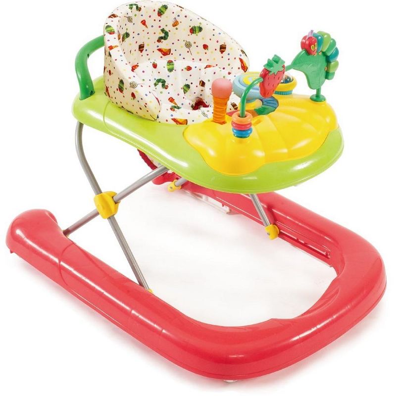 Creative Baby Foldable 2-in-1 Walker with a Removable Classical Music Tray Station, Safe and Comfortable - Eric Carle's The Very Hungry Caterpillar, 1 of 8
