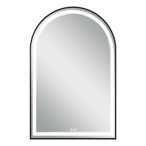 Arched Frame LED Dimmable Anti-Fog Bathroom Vanity Mirror - 1 of 4