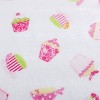 50"x60" LA Kids' Sweet Treat Ultra Soft Plush Throw Blanket Pink - Laura Ashley: Cozy Fleece, Hemstitched, All Ages - 4 of 4