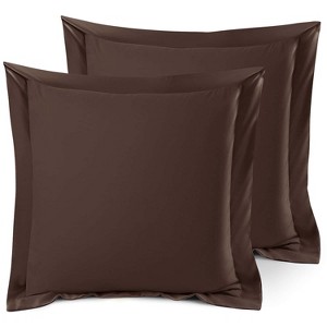 Nestl Soft Pillow Shams Set of 2, Double Brushed Microfiber Pillow Covers, Premium Pillow Shams With 1.5” Flange - 1 of 4