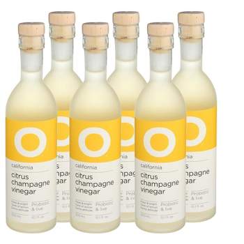 O Olive Oil & Vinegar California Citrus Champagne Vinegar - Case of 6/10.1 oz