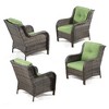 UPTIOT 4 Piece Multiple Chairs Seating Group with Cushions - 2 of 4