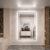 Keonjinn LED Bathroom Vanity Mirror, Front Light & Backlit, 3 Color Temperatures, Anti Fog, Double Lights Strips - 2 of 4
