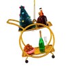 Cody Foster 4.5 Inch Holiday Bar Cart Christmas Tree Ornament , Christmas Decor Christmas Bar Cart (1PC) - 3 of 4