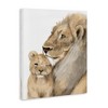 Stupell Industries Lion Cub and King Safari Animal Portrait Canvas Art - 2 of 4