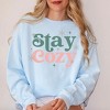 Simply Sage Market Women's  Garment Dyed Graphic Sweatshirt Stay Cozy Snowflake - 2 of 3