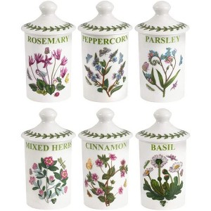Portmeirion Botanic Garden Spice Jars - Set of 6 - 1 of 4