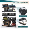 Mental Garage Shelving, 48" L x 18" W x 72" H, 5 Tier Adjustable Storage Shelves, 2500lbs Load Capacity  for Garage, Basement, Warehouse - 4 of 4