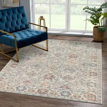 Luxe Weavers Vintage Style Floral Rug