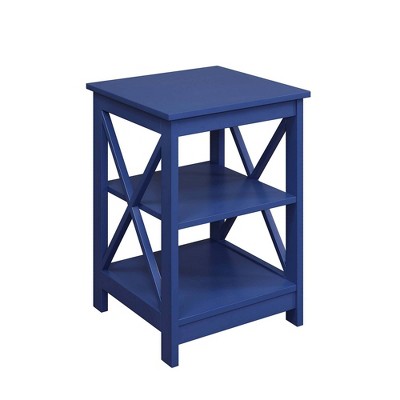 Oxford End Table Cobalt Blue - Breighton Home