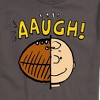 Men's - Peanuts - C Brown Half Football Head Short Sleeve Graphic T-Shirt - 2 of 4