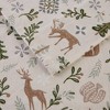 NicBex 3 PCS Sheet Set,Tan Woodland Winter Bedding Set with 1 Flat Sheet,1 Fitted Sheet,1 Pillowcase,Bed Sheets for Women,Men,Kids,Teens - 3 of 4