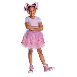 Tween Disney's Lilo & Stitch Angel Tutu Costume Kit - One Size - 1 of 3