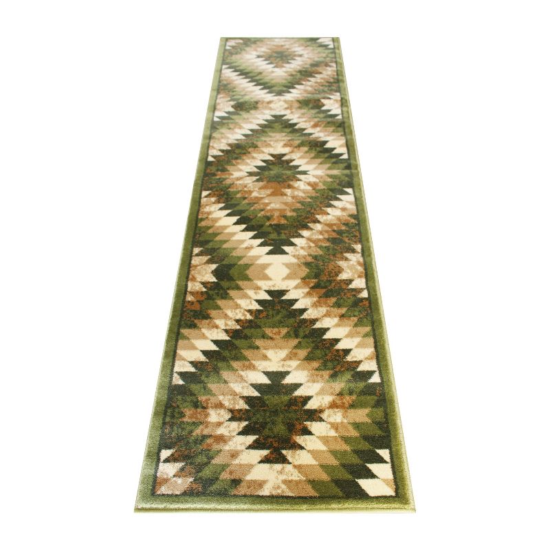 Masada Rugs Stephanie Collection Area Rug with Distressed Southwest Native American Design 1106, 1 of 7