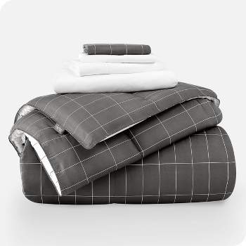 Double Brushed Bed in a Bag Comforter Set by Bare Home