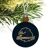 Monmouth University Official Hawks Logo Mini Small Tiny Wood Christmas Tree Holiday Ornament - 3 of 4