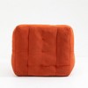 Fluffy Bean Bag Chair, Comfortable Bean Bag, Super Soft Lazy Sofa Chair with Memory Foam and Ottoman, for Living Room, Bedroom, Black/Green/Red/White - 4 of 4