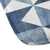 Deny Designs Schatzi Brown Geo Quilt Memory Foam Bath Mat Denim Blue - 3 of 4