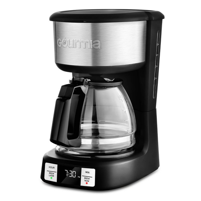 Gourmia 5 Cup Programmable Drip Coffee Maker with Brew Later Black, 5 of 10