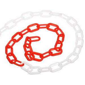 Unique Bargains Adjustable Crowd Control at Driveway Plastic Chain Barrier with Snap Hook - 1 of 4