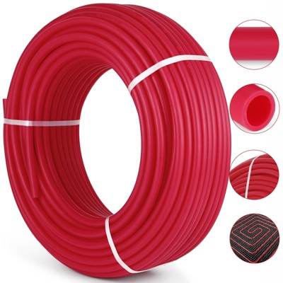 VEVOR PEX-AL-PEX Composite Pipe - 656ft Oxygen Barrier Tubing - 1/2" ID, 5/8" OD - Radiant Heat