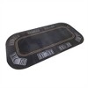 YONWAY 63" Folding Poker Tabletop for Table Games Blackjack Black Felt with Carrying Bag for Adults and Children - 3 of 4