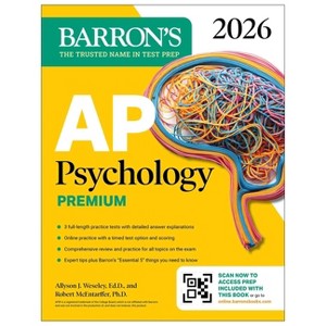 AP Psychology Premium, 2026: Prep Book with 3 Practice Tests + Comprehensive Review + Online Practice - (Barron's AP Prep) (Paperback) - 1 of 1