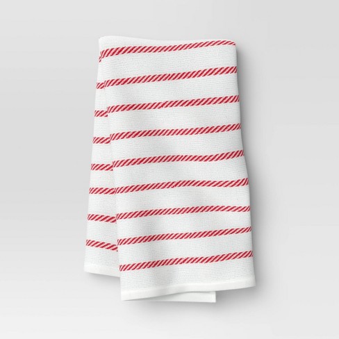Cuisine Stripe Red Dish Towels, Set of 2 + Reviews