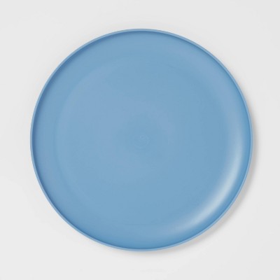 10.5 Plastic Dinner Plate Black - Room Essentials™