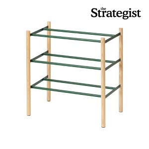 Yamazaki Home - Expandable Shoe Rack (18" H) - Steel - Forest Green - 1 of 1