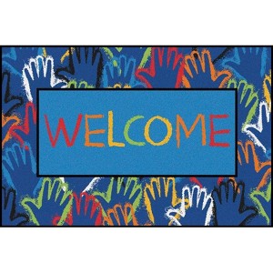 Carpets for Kids Hands Together Value Classroom Rug, Rectangle Multicolor 3' x 4'6'' - 1 of 4
