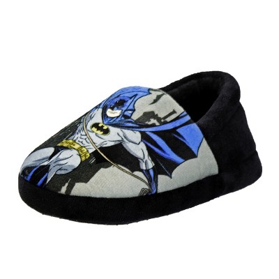 Dc Comics Batman Boys Boys Slippers - Black/blue, 7-8 : Target