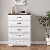 Whizmax Dresser for Bedroom with Drawers, Wood Drawer Dresser Chest of Drawers for Closet, Living Room, Hallway, Nursery, Kids Bedroom - 2 of 4