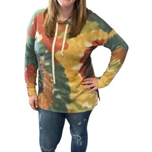 Women's Southwest Tie Dye Hoodie - honeyme - 1 of 3