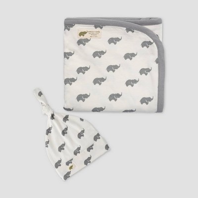 Layette by Monica + Andy Baby Blanket - Gray Elephants