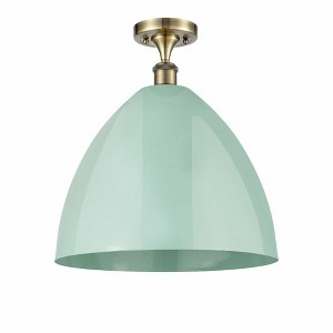 Plymouth Dome - 1 Light Semi-Flush Mount In Industrial Style-18.75 Inches Tall and 16 Inches Wide - 1 of 1