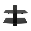 MegaMounts Tempered Glass Double Shelf Single Stud Wall Mount - 3 of 4