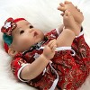 Paradise Galleries Lifelike Reborn Baby Doll Mei, 20 inch Girl in GentleTouch Vinyl & Weighted Body, 4-Piece Set - 3 of 4