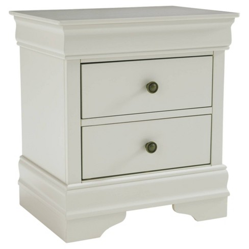 Jorstad Two Drawer Nightstand Gray Signature Design By Ashley Target