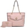 MKF Collection Chiari Vegan Leather Women's Tote Bag with Wallet by Mia K - 2 of 4