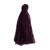 John Bead 1in Eggplant Cotton Tassels Ornament for DIY Crafts Party Decorations, 20pcs - 3 of 4