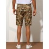 Lars Amadeus Men's Regular Fit Animal Printed Golf Shorts 2 Packs - 3 of 4