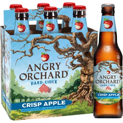 Angry Orchard Crisp Apple Hard Cider - 6pk/12 fl oz Bottles